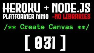 031 : Dynamically Create Canvas In JS WITHOUT Jquery