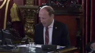 Pleno de Investidura y primeras declaraciones del Alcalde Jácome 15-6-19