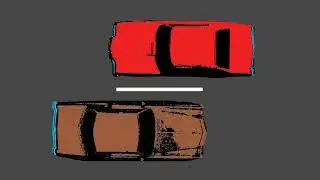 Comic Book Style Animation of Car Wars