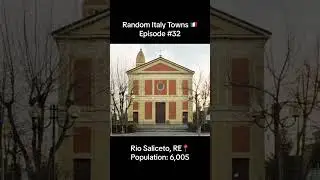 Rio Saliceto 📍 Random Italy Towns 🇮🇹 | Episode 32 | #italy #riosaliceto #reggioemilia #emiliaromagna