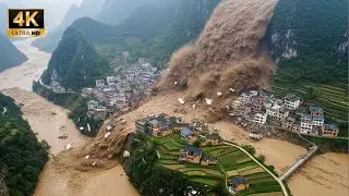HUGE FLOOD 2025: Raging Waters CRUSH China, Homes Obliterated, Millions Trapped