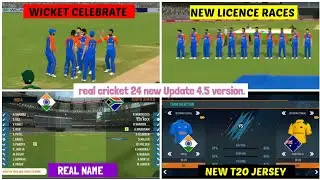 real cricket 24 new Update 