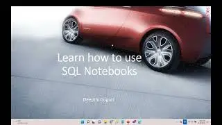 Learn how to use SQL Notebooks