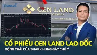 Nhà đầu tư HOẢNG LOẠN, cổ phiếu Cen Land LAO DỐC: Động thái của SHARK HƯNG gây chú ý lớn | CafeLand