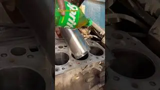 Cylinder liner installation #youtubeshorts #trending #shortsfeed #liner #fortnite