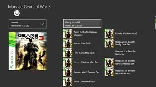 Ess Rawr ПЕРВАЯ игра Gow3 на XBOX ONE! (Шестерни войны 3 XB1)