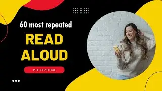 PTE read a loud | 60 most repeated | PTE speaking test