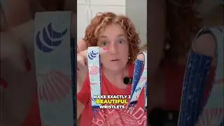 Быстрый способ сшить: 3 браслета из 2 полосок ткани