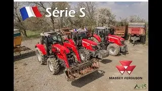 X3 MASSEY FERGUSON série S en vidéo !!  ETS PANNE I VERAIN & GIGON