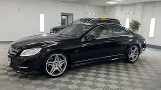 2010 Mercedes CL500 AMG Line In Obsidian Black With Ivory Leather Interior For Sale In cardiff