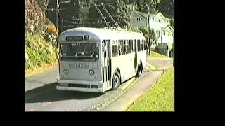 Wellington City Transport Trolleybus 39 Tour October 1987