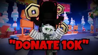 MY FRIEND CONTROLLED MY DONATIONS IN ROBLOX PLS DONATE! (crazy donos)