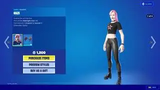 Fortnite Haze skin back bling (rare)
