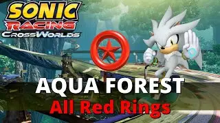 Sonic Racing: CrossWorlds - Aqua Forest - All Red Star Ring Locations