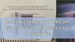 Review [Jewelry] WebCam Cover Plastic Camera Lens Privacy Sticker for iPhone PC Laptops [Crownsg]