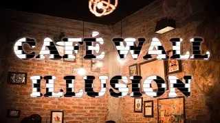 Caf&eacute; Wall illusion /Shifted-Chessboard /Cafe Brain Games /Mind Benders /Geometrical-optical illusion
