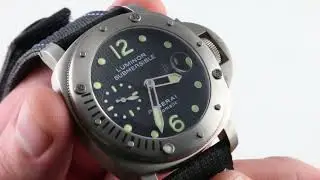 Panerai Luminor Submersible PAM00025 Luxury Watch Review