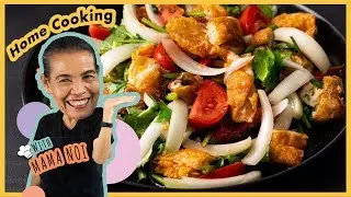 Mama Noi's Thai Crispy Egg Salad | Ep 2 Thai Home Cooking With Mama Noi