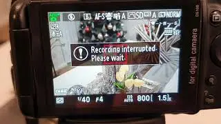 How to fix this issue?, Dslr Camera, Recording Interrupted, Please Wait,