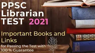 PPSC Librarian Test 2021|| Important Books and Links || کتب اور لنکس برائے لائبریرین ٹیسٹ