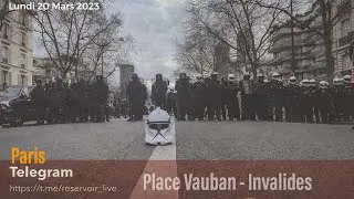 En direct: Place Vauban Invalides - Sud Solidaires