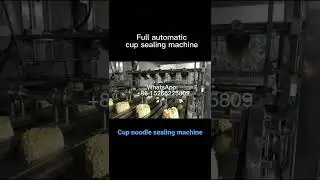 Cup noodle sealing machine | cup noodle shrink wrappers | bowl noodle packer | cup sealer