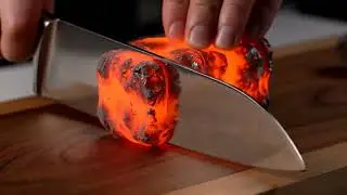 ASMR Cutting Lava #asmr #sound #relaxing #satisfying #animation