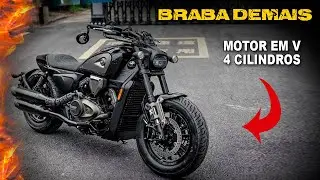 Moto Custom de 4 cilindros em V da Shineray Chega ao Brasil - SBM 600V