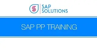 SAP PP Demo by SAPSOLUTIONS