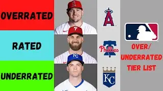 I Ranked The Most OVERRATED Players In MLB (Tier List)