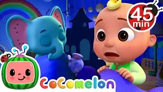 Monsters in the Dark 😶 | CoComelon Animal Time | Learning + Sleeping Songs