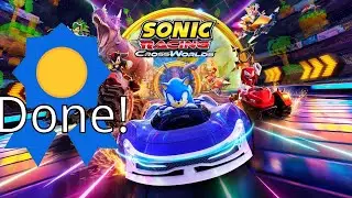 Я на 100% закончил с Sonic Racing Crossworlds!!!!