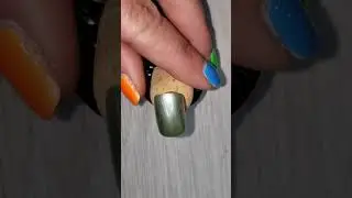 Light Green Kosmic Colours and Sally Hansen Jam Sesh Swatch