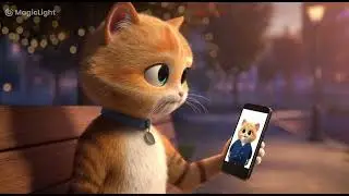 AI Cat Story: Mom Cat Juggles Work, Cooking & Raising Her Kitten