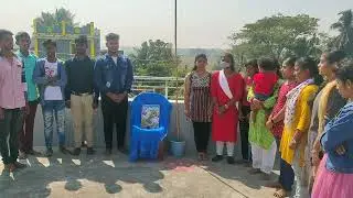 republic day flag hoisting in Shikhya Institute.