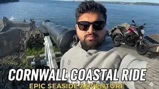UK Sea Side Trip on Bike 🇬🇧 | Cornwall Vlog