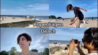 Today i went to beach in klampenborg samaj rahe ho na 😅