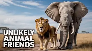 Unlikely Besties: Lion Cub Saved by Elephant Matriarch