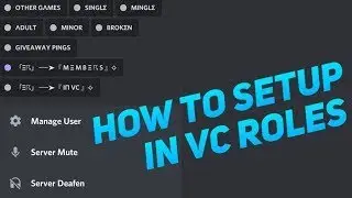 How To Give Role When Someone Join Voice Channel | Auto Role For Voice Channels Discord