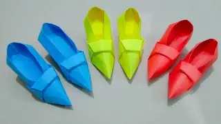 DIY| PAPER BELLY | How to make Origami Paper Shoes | Tutorial