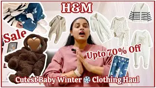 Cutest H&M Baby Winter❄️Clothing Haul | Sale Upto 70% | Baby Winter Wear | H&M Haul | Baby Clothing 