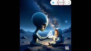 👶🚀 Baby Astronomer Meets Alien on the Moon 🌙 | Ultra Realistic Space Story | 8K Animation