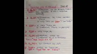 Important days and themes of may month 2023| Special days of May 2023| Important days of May 2023