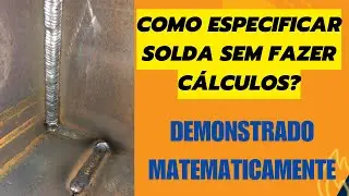 Como especificar Solda Sem Fazer Cálculos