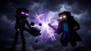 Enderman vs Herobrine Minecraft vs Animation | day 12 video 