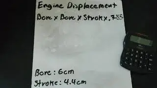 Engine Displacement Calculations