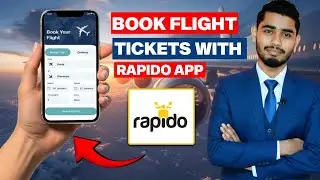 ✈️ Rapido App Flight Booking Tutorial | How to Book Cheap Flights Online |Book Flight Tickets Online