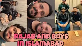 Rajab and boys in islamabad 😍|| rajab enjoy with boys|| haider and rajab bond😍