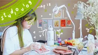 🎨 studio vlog ep. 18: digital art everyday challenge and new die-cut stickers