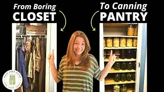 Easy DIY Canning Shelves